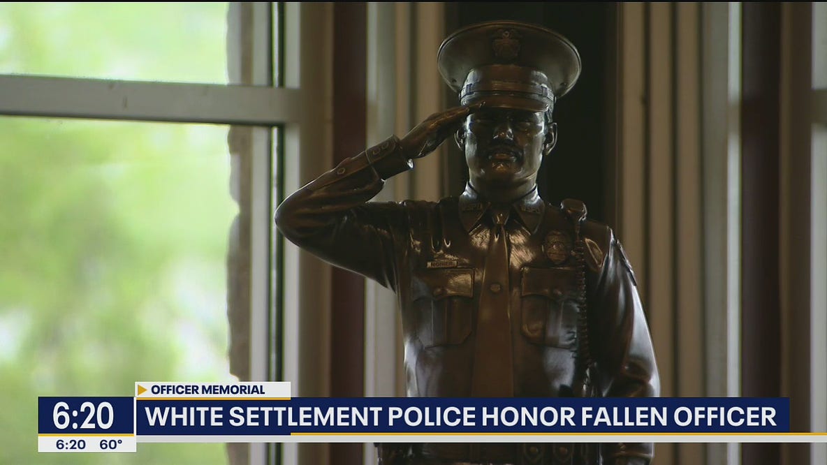 Fallen White Settlement officer remembered 20 years after his death